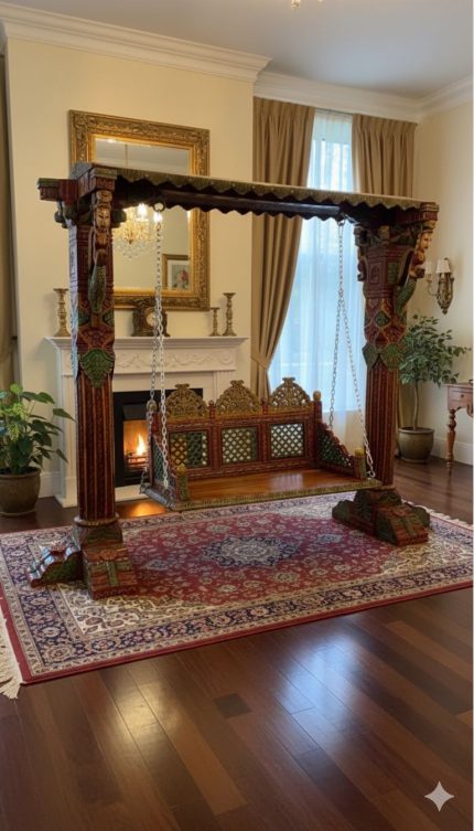 Royal Handcrafted Wooden Swing