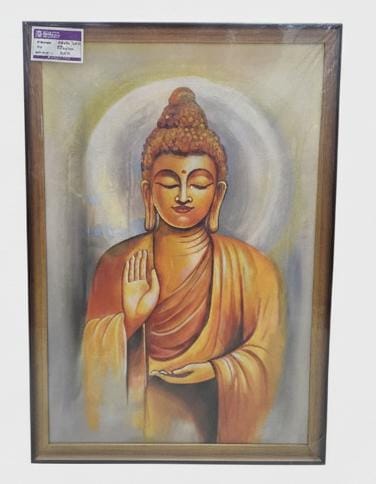 The Golden Path: Meditative Buddha Mural