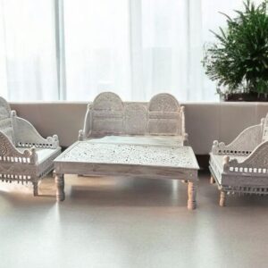 Wooden 5-Seater Sofa