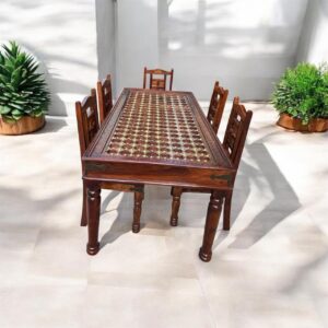 Wooden Dining Set 6+1