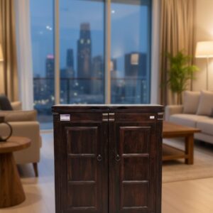 Royal Solid Wood Bar Counter / Luxury Home Bar Cabinet