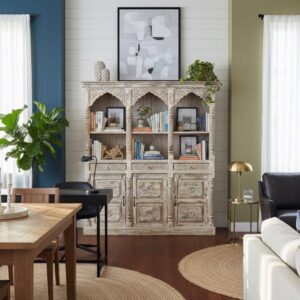 Handcrafted Solid Wood Bookshelf / Display Cabinet