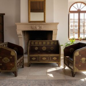 Royal Handcrafted solid wood sofa set