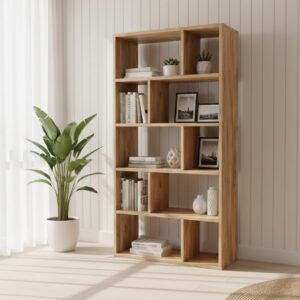 Mango wood book shelf