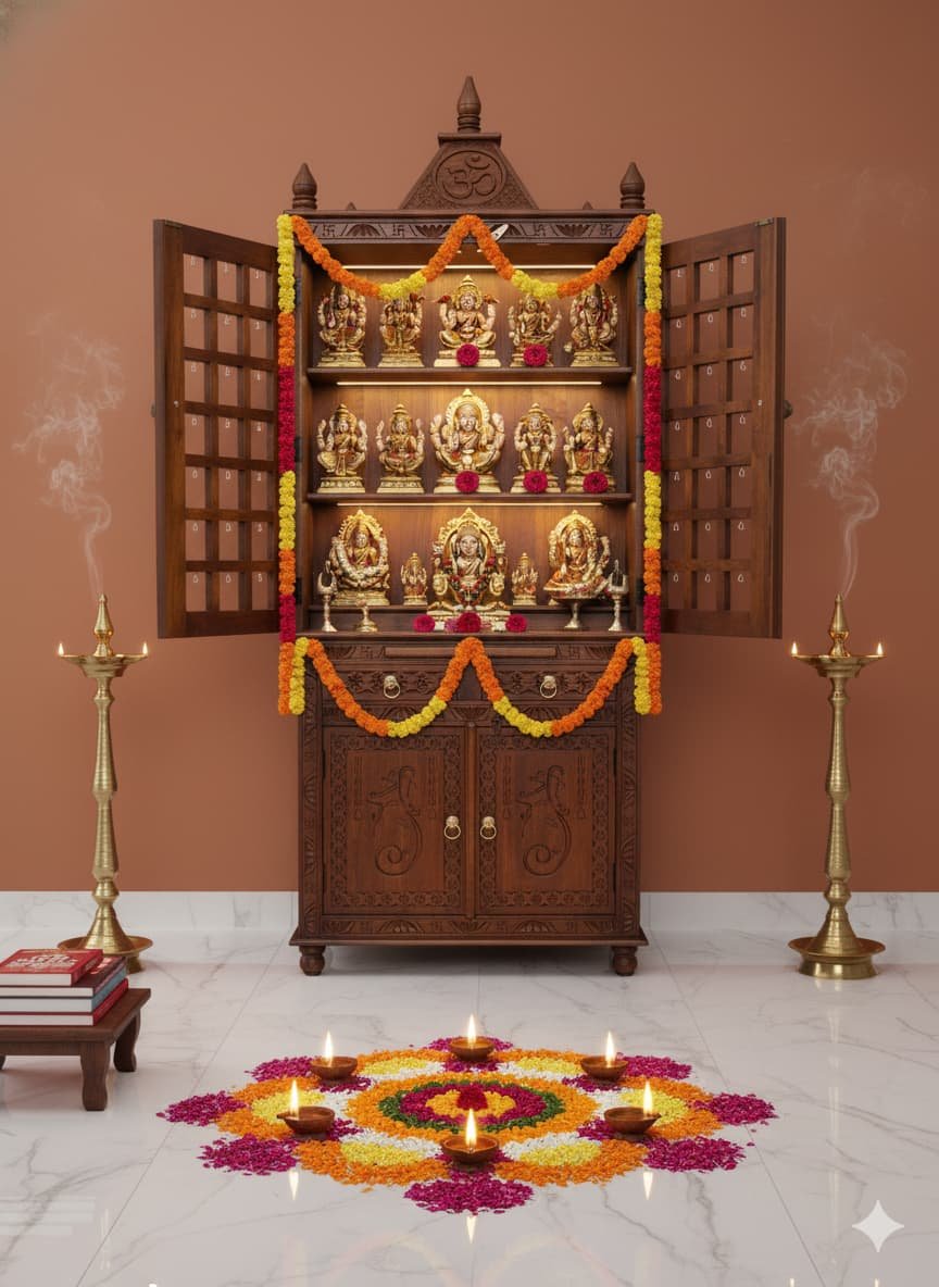 Traditional Home Mandir - Image 3