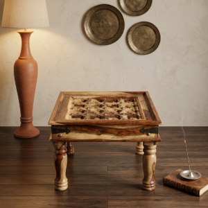 Handcrafted Sheesham Wood Centre Table