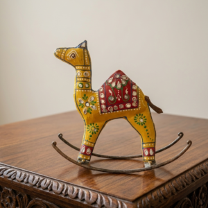 Hand-Painted Rocking Camel