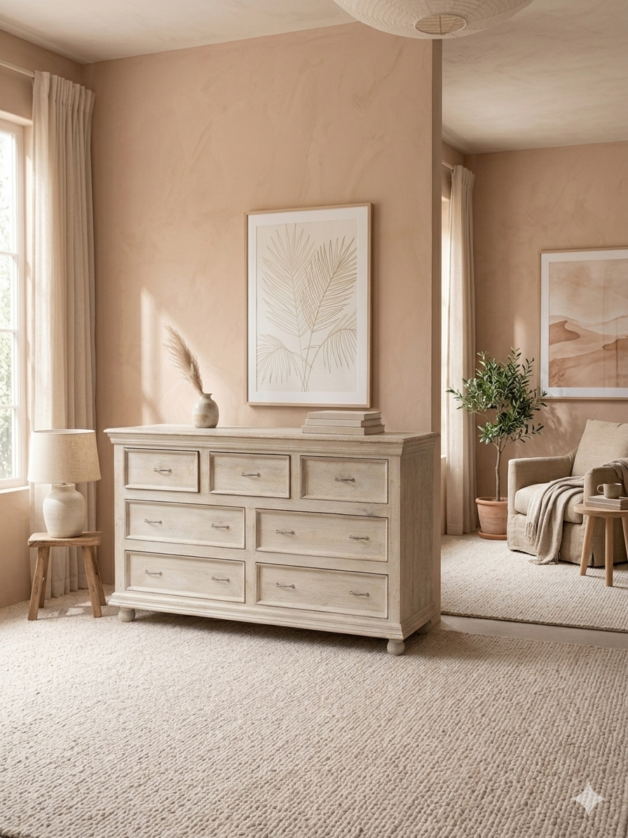 Rustic Transitional Drawer Storage Unit - Image 2