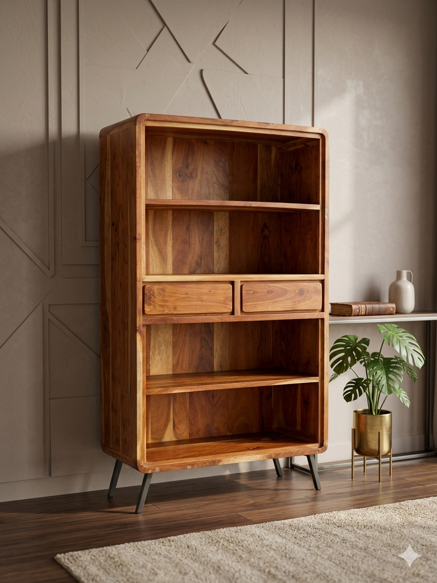 Wooden Bookshelf