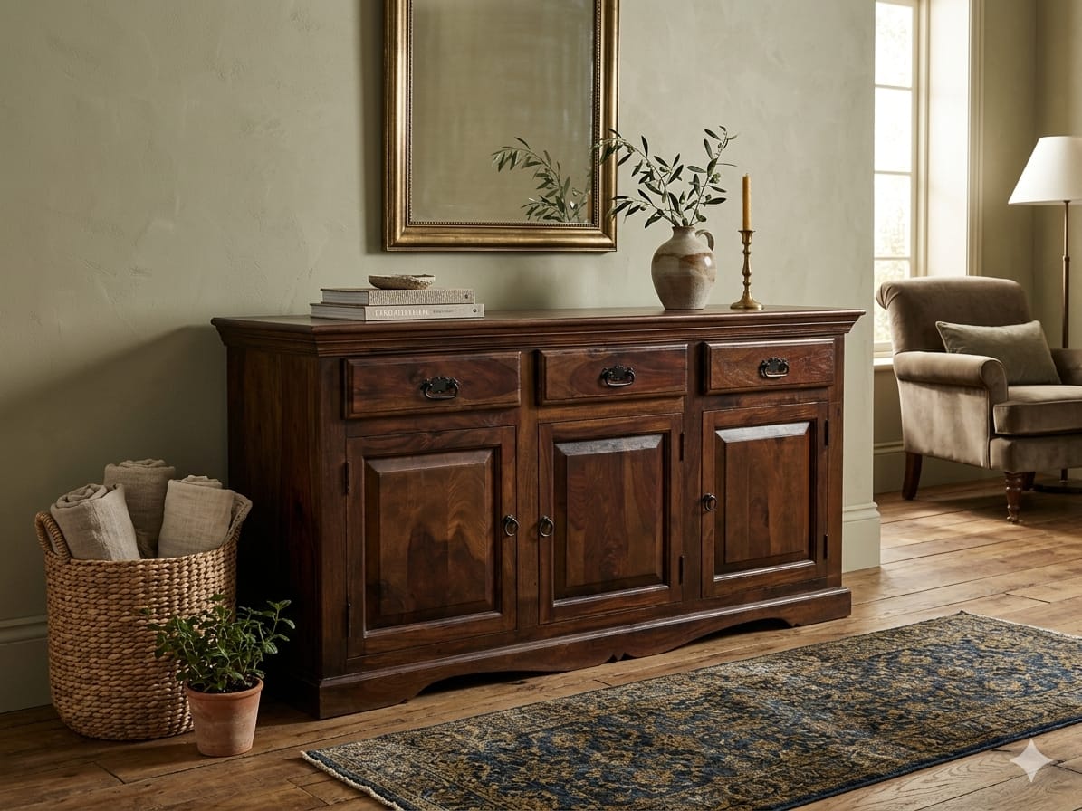 Solid Wood Sideboard
