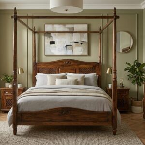 Exquisite Solid Wood Bedroom Set