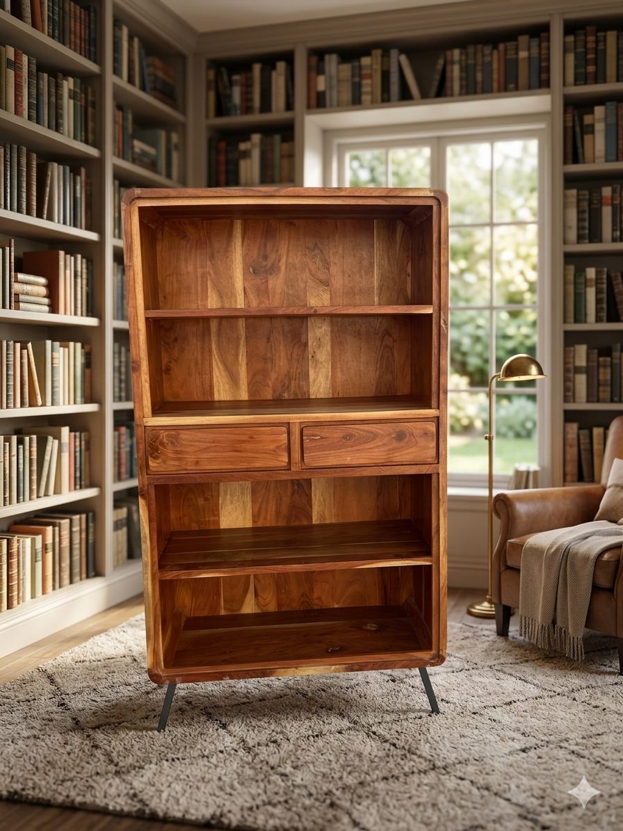 Wooden Bookshelf - Image 3