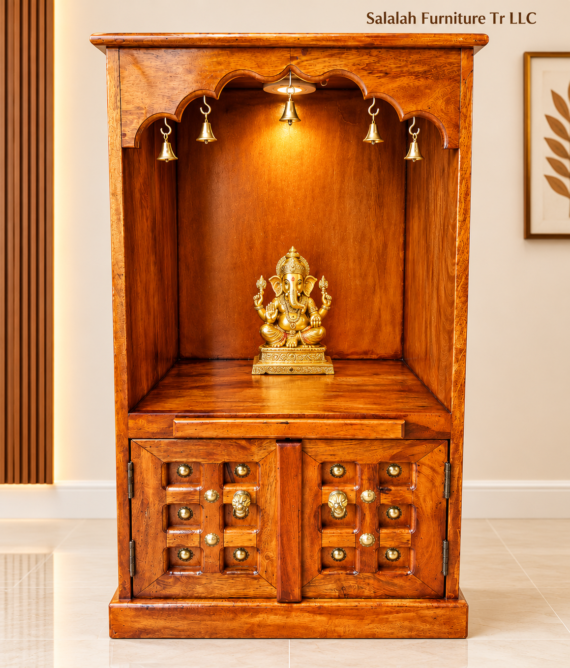 Solid Wood Open Temple - Image 4